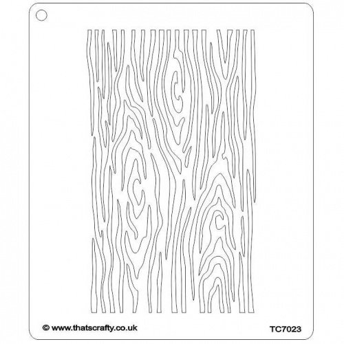 Трафарет кора дерева