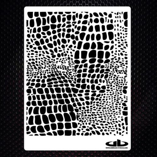 Трафарет крокодиловая кожа