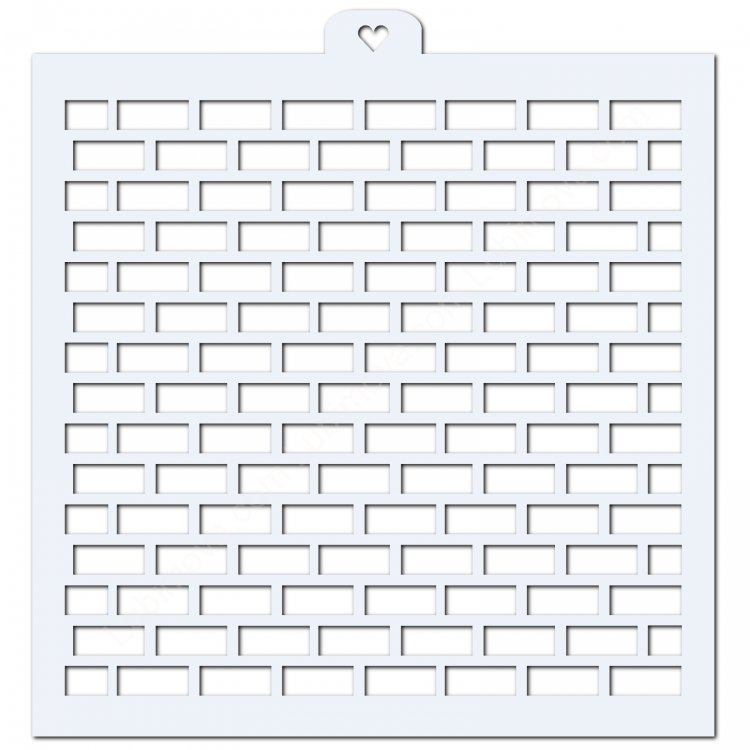 Трафарет кирпичной кладки