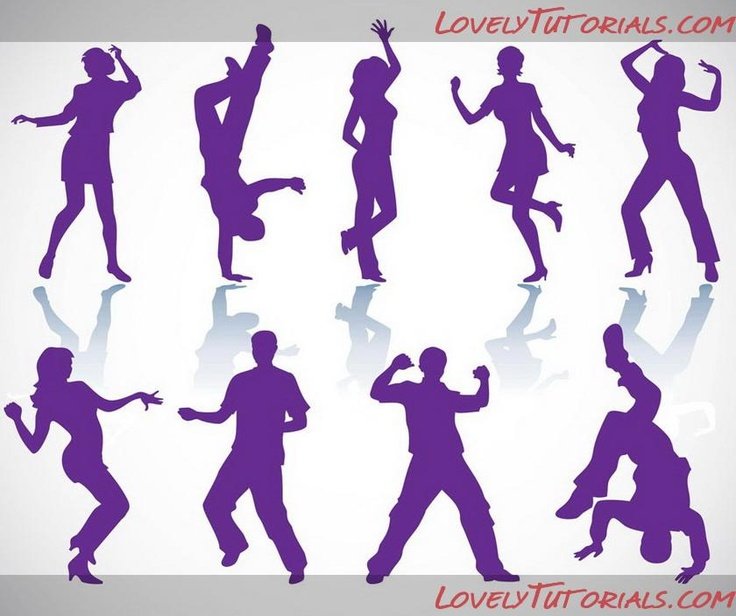 Силуэт танцора