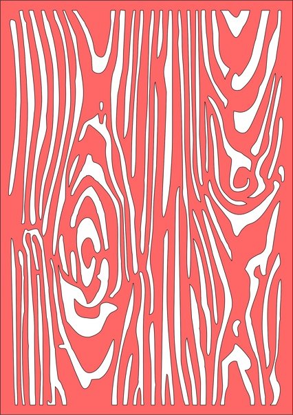 Трафарет для стен кора дерева