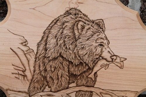 Картины для выжигания на фанере