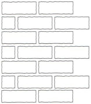 Трафарет кирпичной кладки