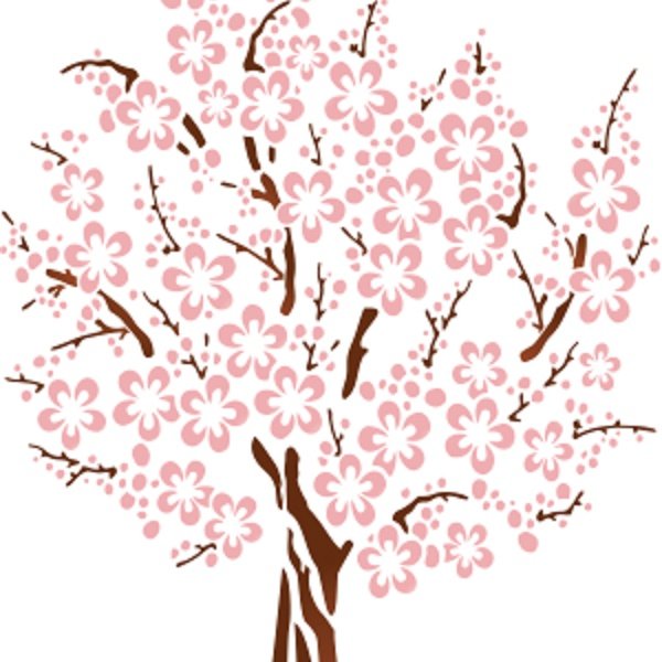 Цветы Сакуры для вырезания