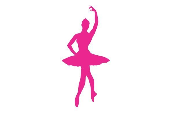 Силуэт танцующей балерины