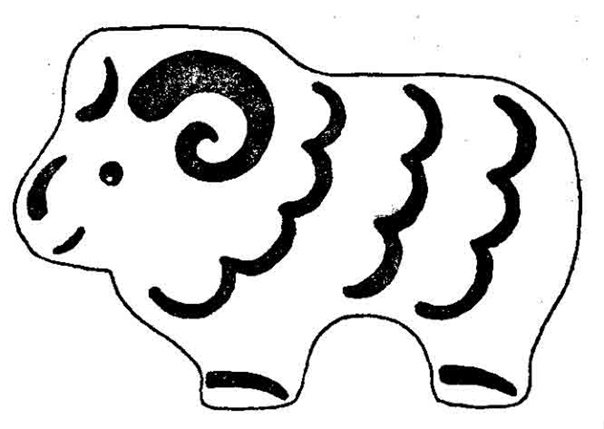 Козули трафареты