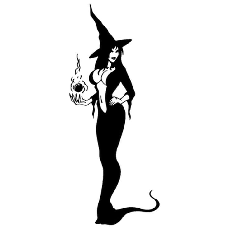 Рисунки для срисовки ведьмы