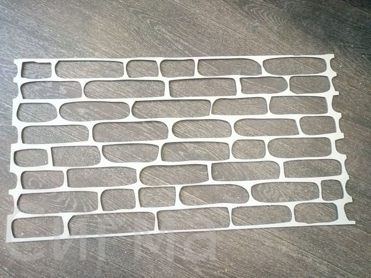 Форма для имитации кирпичной кладки