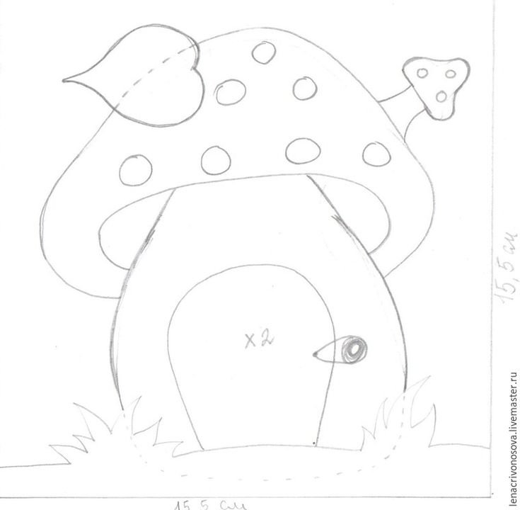 Лекала для фетровой книжки