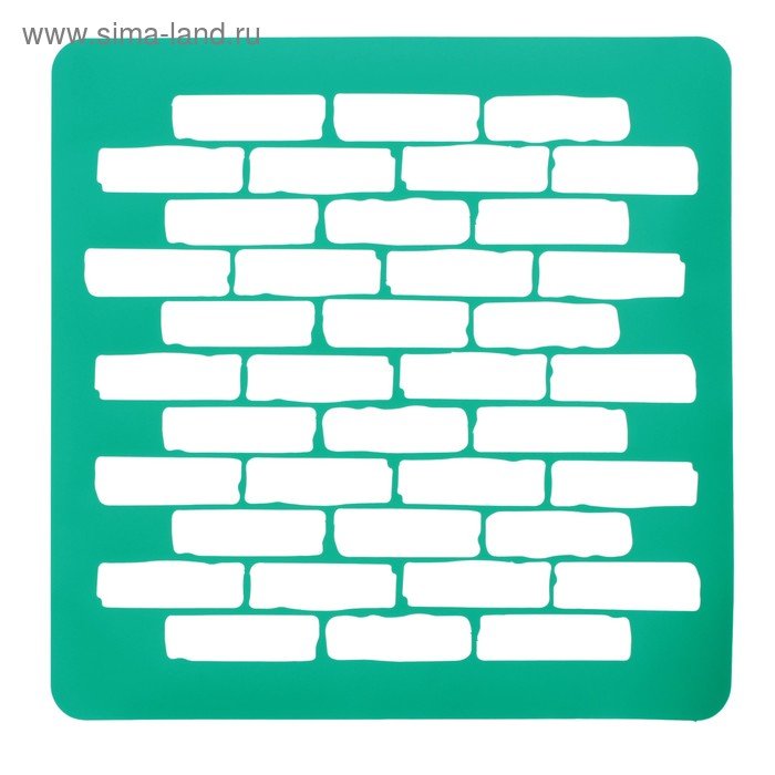 Трафарет кирпичики