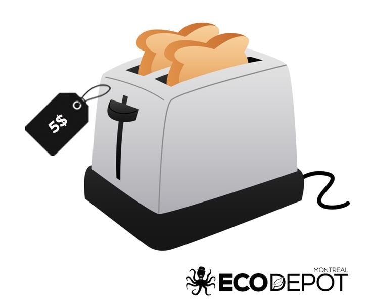 Тостер на прозрачном фоне