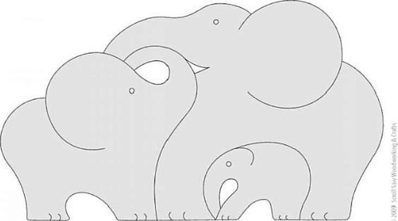 Слоник из фанеры