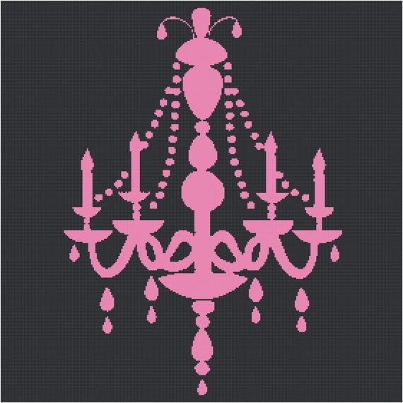 Люстра трафарет