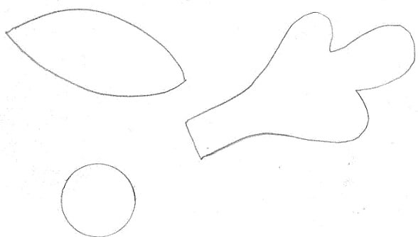 Трафарет ушек