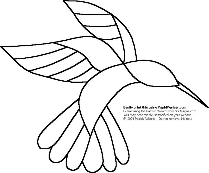 Трафареты контуры для броши