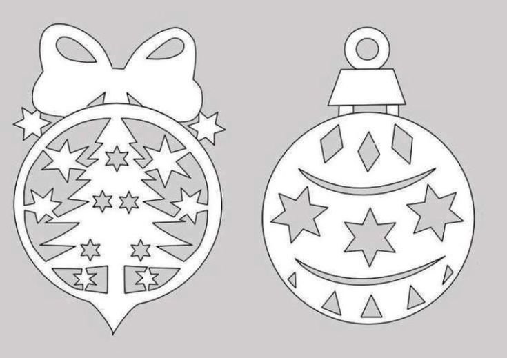 Новогодние трафареты НАОК