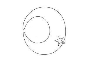 Новогодние цифры трафарет