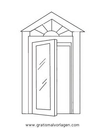 Трафарет на дверь