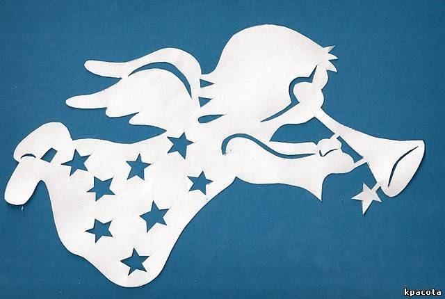 Трафареты для вырезания на окна