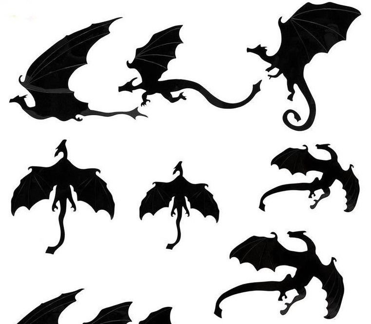 Контуры драконов