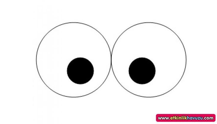 Трафареты глаз для поделок