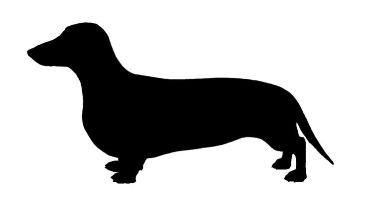 Такса силуэт