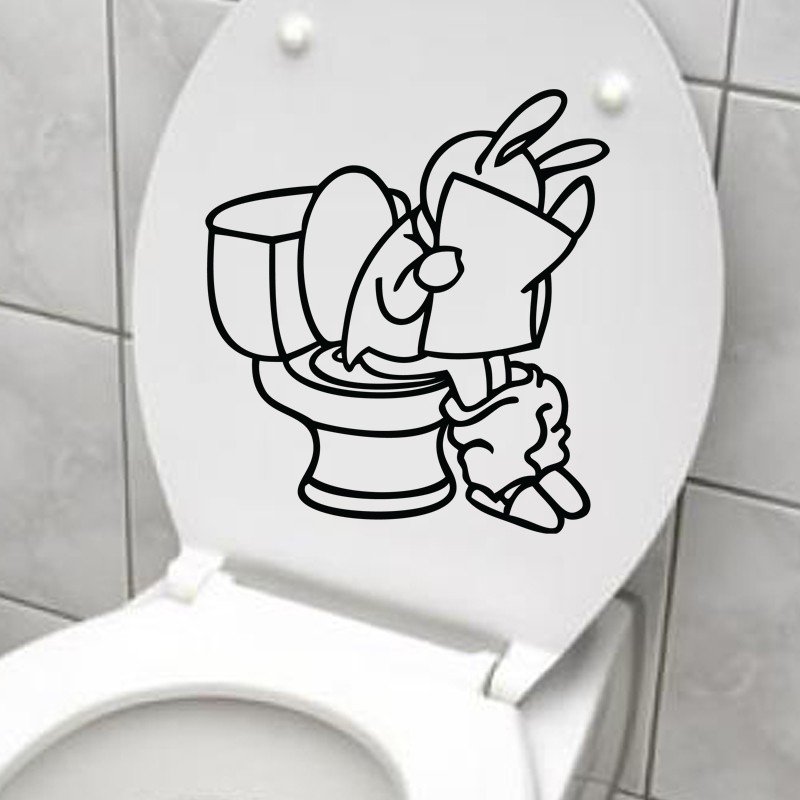 Трафарет туалет