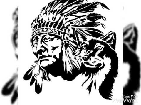 Индеец рисунок