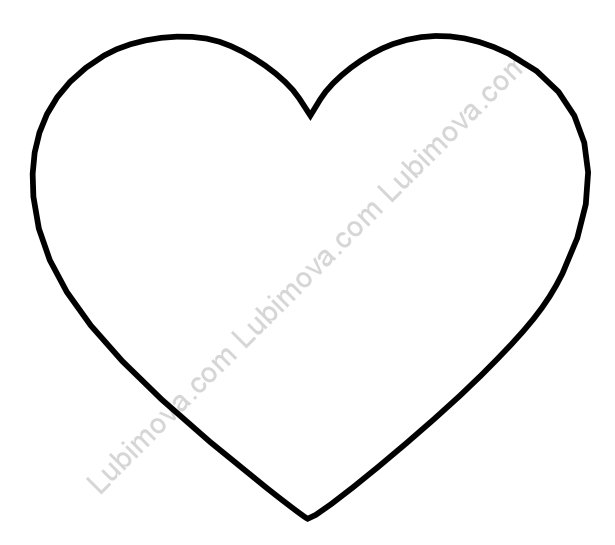 Сердце шаблон