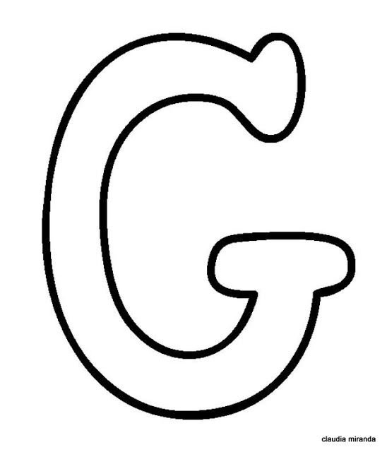 Буквы для распечатки