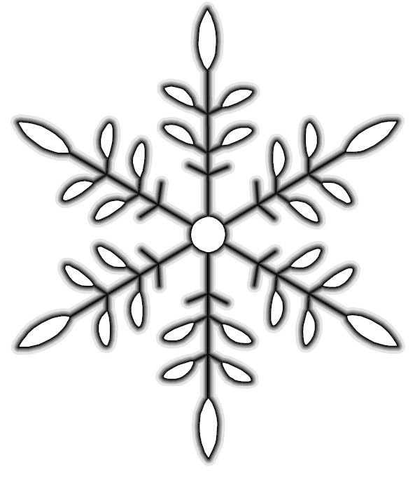 Снежинка рисунок