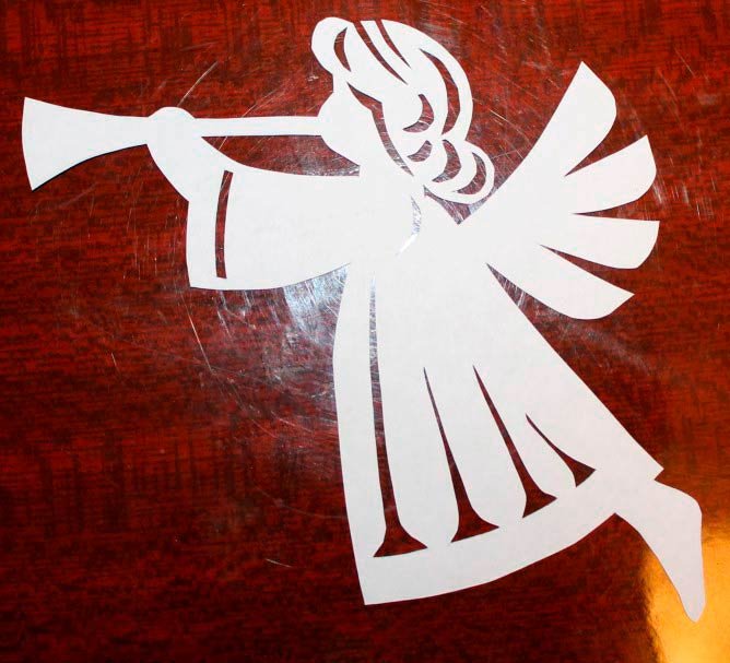 Вырезать ангела