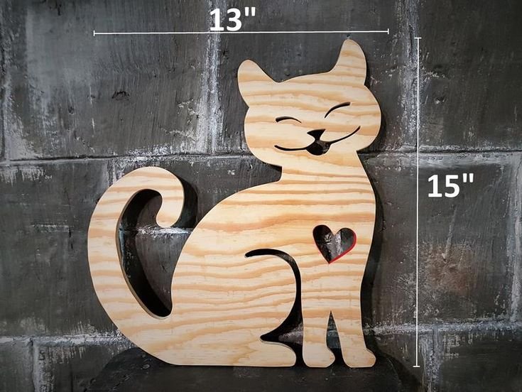 Коты из дерева