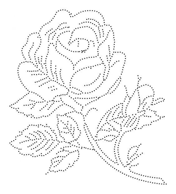 Трафарет для вышивки