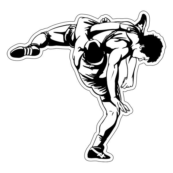 Наклейка греко Римская борьба