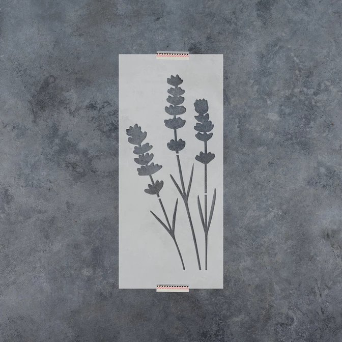 Трафарет Лаванда