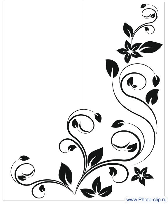 Угловые трафареты для декора