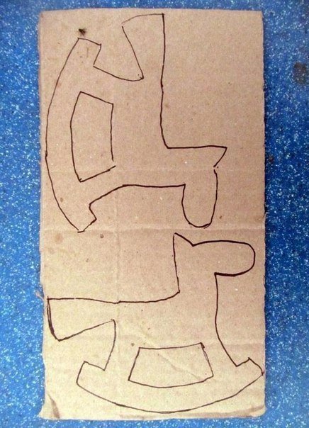 Новогодние игрушки из картона и бечевки