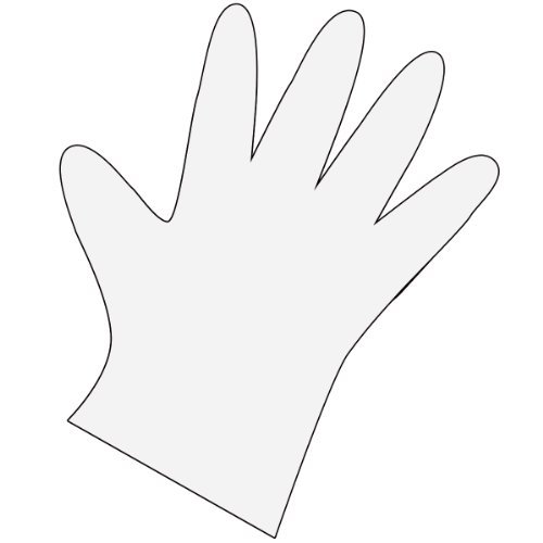 Перчатки раскраска