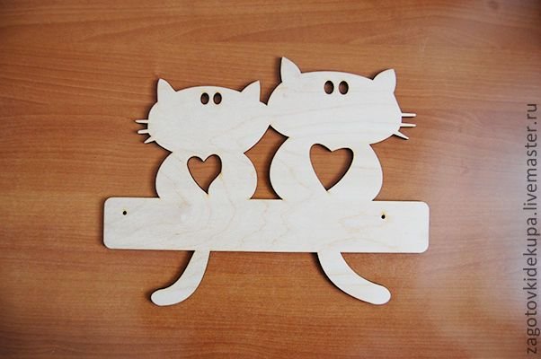 Котик из фанеры