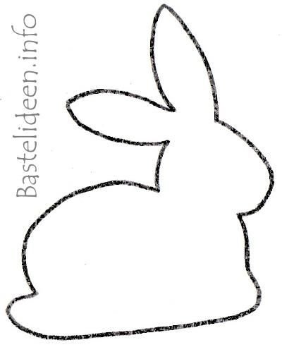 Пасхальный зайчик выкройка