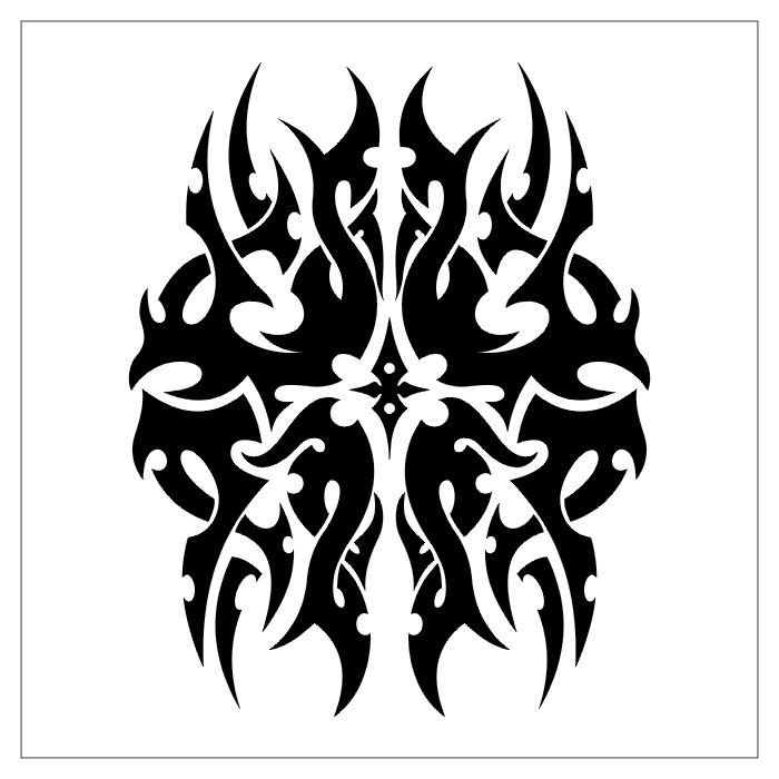 Готические узоры тату