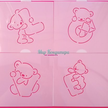 Мишка пряник шаблон