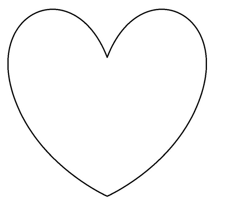 Сердце шаблон