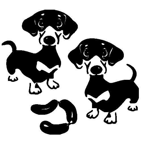 Трафареты собаки