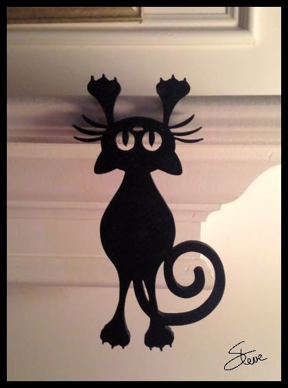 Котик из фанеры