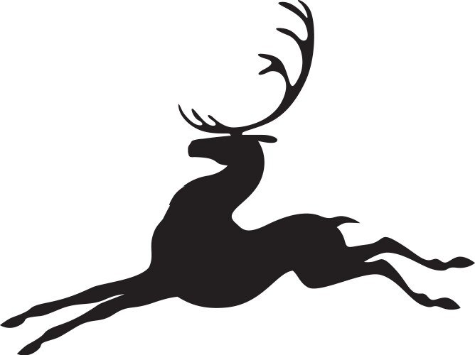 Олень вектор