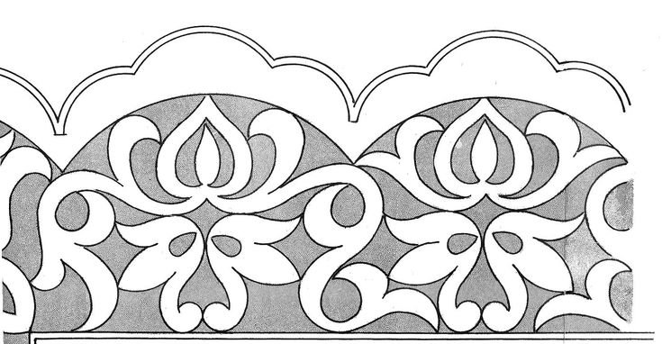 Узор бордюр