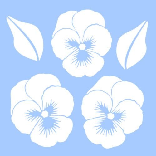 Фиалка для вырезания