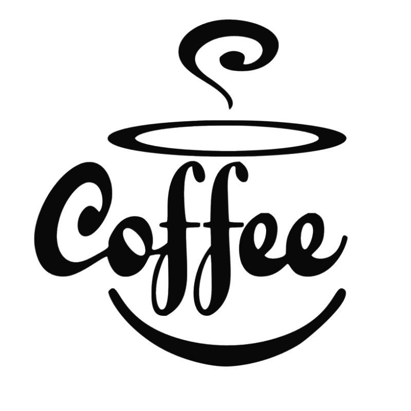 надпись coffee